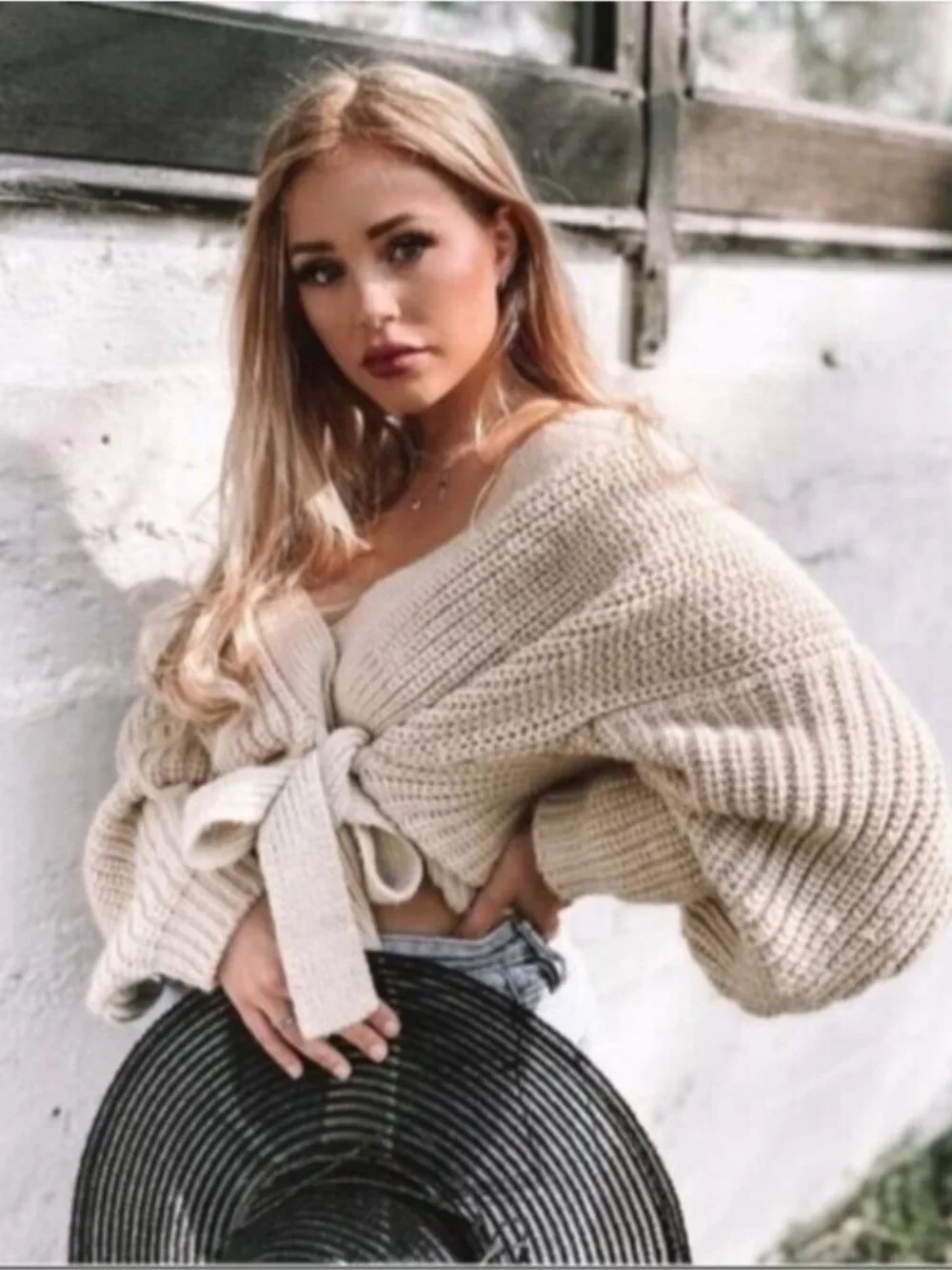 **NOT FOR SALE** Zara Chunky Knit Wrap Cardigan - Picture 5 of 12
